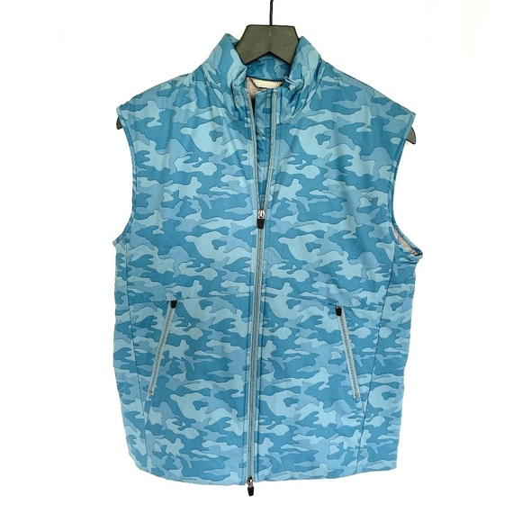 Johnnie-O Rippen Camo Puffer Vest